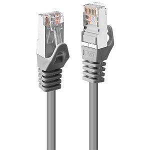 Lindy 48392 2 m Cat 5e F/UTP (Twisted Pair) Network Cable – Grey (2 m, Cat5e F/UTP Network Cable (FTP) RJ45 RJ-45, Grey)