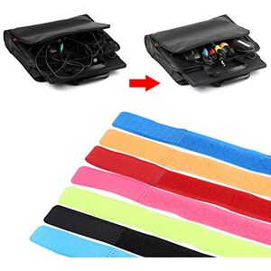 Yunseity 50Pcs Nylon Reusable Cable Ties, Multifunctional Wire Organizer Cable Managament, Multiple Colors, Reusable Cord Ties, 0.79 X 7.08inch, for Various Cables (Sky Blue)