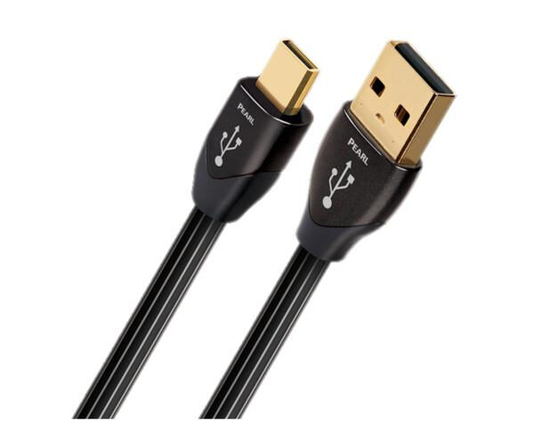 AudioQuest Pearl USB Type A to Micro Plug Cable - 0.75 Metres