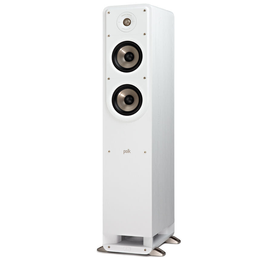 Polk Audio S50e Passiver Full Range Standlautsprecher, weiß