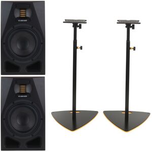 ADAM Audio A7V Stand Bundle Noir