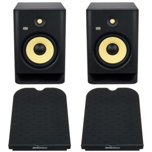 KRK Rokit RP8 G4 Stand Bundle