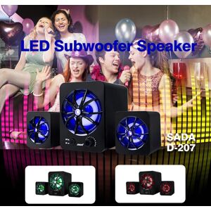 TOMTOP JMS USB Wired Computer Speakers Colorful LED Bass Stereo Music Player Sound Box For Tablet Laptop Notebook Tablet PC Smart Phone