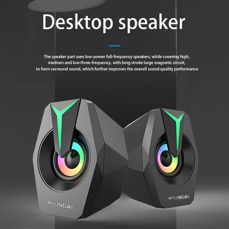 Temu Usb Speaker Desktop Computer Speaker Wired Office Speaker Speaker Usb Computer Speaker Computer Universal Speaker