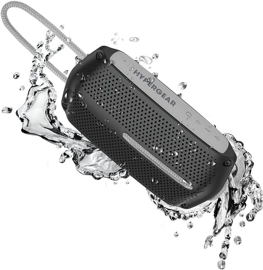 HyperGear Wave Water Resistant Wireless Speaker Black NoSize