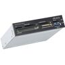 Akasa USB 3.0 SuperSpeed Memory Card Reader   CF Card   SD Card   6 Memory Card Slots   AK-ICR-14   For 3.5” PC Front Bay