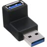 InLine USB 3.0 A-A Haakse adapter 90 graden omhoog