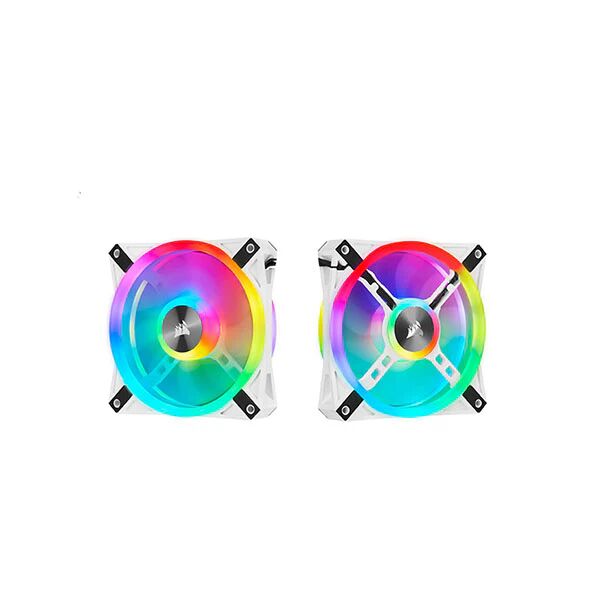 Corsair Ql120 Rgb White Icue 120Mm Rgb Led Pwm Fan 26Dba