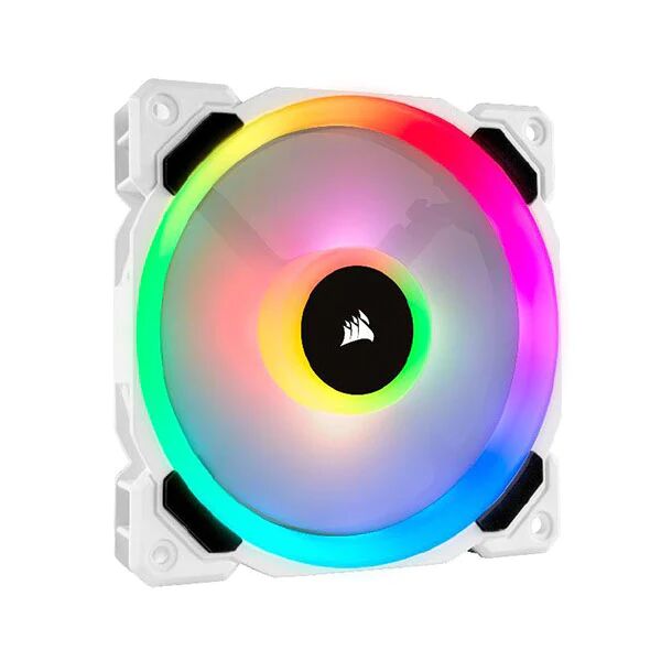 Corsair Light Loop Series White Ll120 Rgb 120Mm Pwm Fan Single Pack