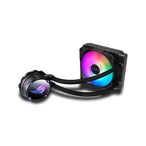 Asus ROG STRIX LC II 120 ARGB All-in-One CPU-Wasserkühlung (Aura Sync ARGB Beleuchtung, adressierbarer ROG 120 mm RGB-Lüfter, schwarz)