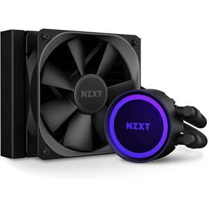 NZXT Kraken 120 RL-KR120-B1 AIO RGB CPU liquid cooler Quiet and effective Quiet operation Ring RGB LED Aer P 120mm radiator fan (included), black