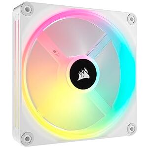 Corsair iCUE LINK QX140 RGB 140mm Magnetic Dome RGB Lüfter Weiß