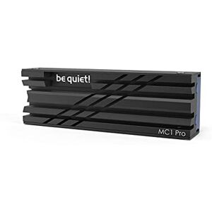 be quiet! MC1 Pro M.2 SSD Kühler Kühlkörper mit integrierter Heatpipe für Ein- und Doppelseitige 2280 Module BZ003