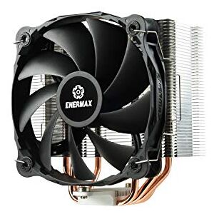 Enermax ETS-F40-FS Silent Black CPU-Kühler, TDP 200W+, 140 mm PWM High-Pressure Silent ARGB Lüfter, Heat Pipe Direct Touch, Passend für AMD AM4/AM5 LGA 1700/1200, ETS-F40-FS, Schwarz