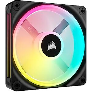 Corsair iCUE LINK QX120 RGB 120mm Magnetic Dome RGB Lüfter Schwarz