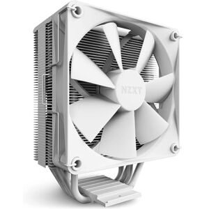 NZXT T120 Air Cooler RC-TN120-W1 CPU Luftkühler 120mm PWM Lüfter Direktkontakt Technologie- 4 Kupfer-Heatpipes Optional 2 Lüfter möglich passend für Intel und AMD Sockel Weiß