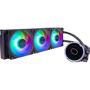 Cooler Master MasterLiquid PL360 Flux CPU-Kühler AIO Wasserkühlung mit 3 x 120mm Lüfter, 360mm Kühler inkl. ARGB-Controller (2te Generation) AMD- und Intel-kompatibel