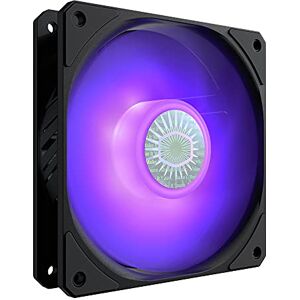 Cooler Master SickleFlow 120 V2 RGB Gehäuselüfter, RGB-Lüfter mit durchscheinenden Luftstromblättern, 62 CFM, 2,5 mmH2O, 8 bis 27 dBA