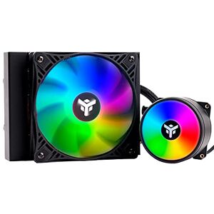 iTek EVOLIQ 120 Rainbow 120mm All-in-One CPU-Kühler (AIO) Universelle Kompatibilität, PWM, Rainbow RGB