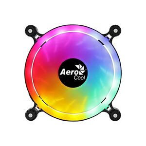 Aerocool SPECTRO12, PC-Lüfter 120mm RGB, Leise, Anti-Vibration, Molex