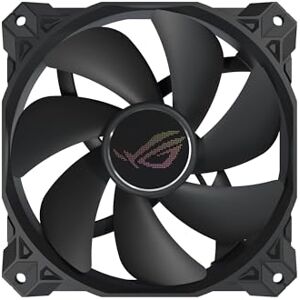 Asus ROG Strix XF120 4-Pin-PWM-Lüfter (für PC-Gehäuse, Radiatoren oder CPU-Kühler, leise Kühlleistung von 22,5dB, 400.000 Stunden Lebensdauer), Schwarz