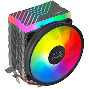 MARSGAMING Mars Gaming MCPU33, Dual FRGB CPU Kühlkörper, 3 Heatpipes HCT, TDP 140W, Ultra-quiet PWM 11cm Lüfter