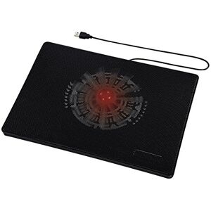Hama Laptop Kühler 13,3 15,6 Zoll (USB Anschluss, schnelle Kühlung, flaches Slim Design) Notebookkühler Schwarz