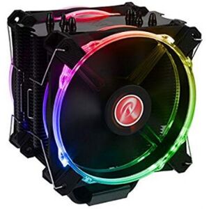 Raijintek Leto CPU-Kühler Schwarz - RGB-LED - 2x120mm