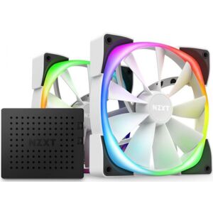 NZXT Aer RGB 2 - 140mm Gehäuselüfter - 2er Set - Weiss