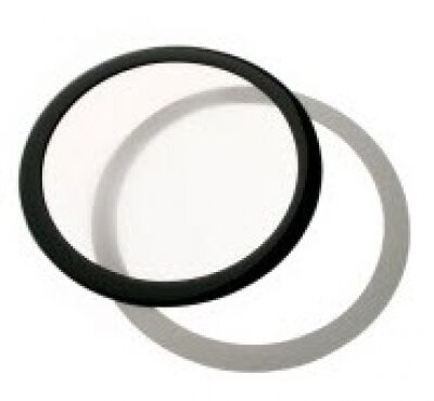 DEMCiflex Round Dust Filter 200mm - black/white
