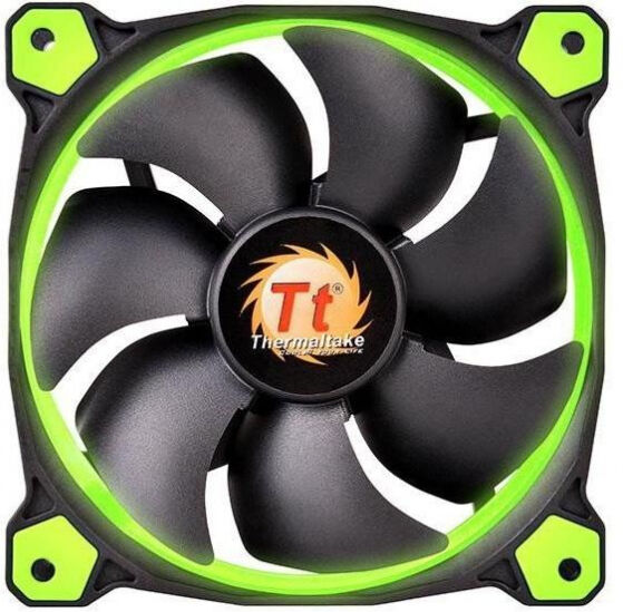 Thermaltake Riing LED Green - Gehäuselüfter 120x120x25mm