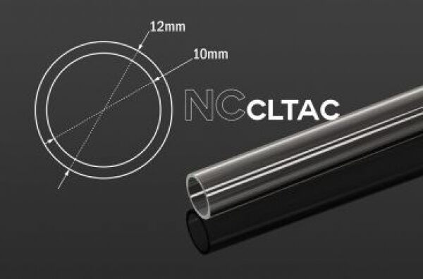 Bitspower Crystal Link Tube 12/10mm - Länge 1000mm - transparent