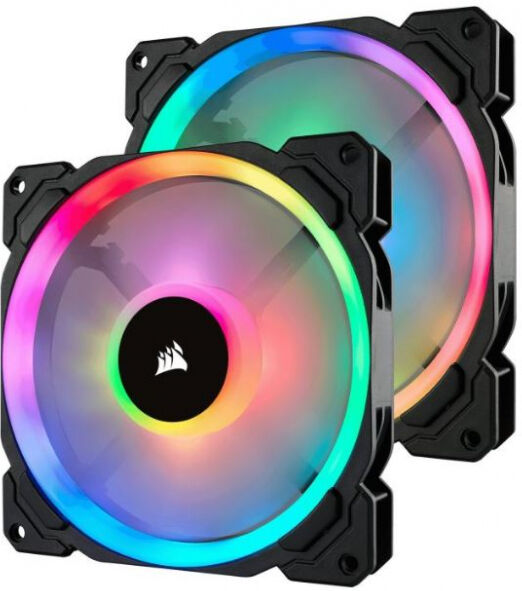 Corsair LL140 Dual Light Loop RGB Cooler - 140mm - 2er Pack