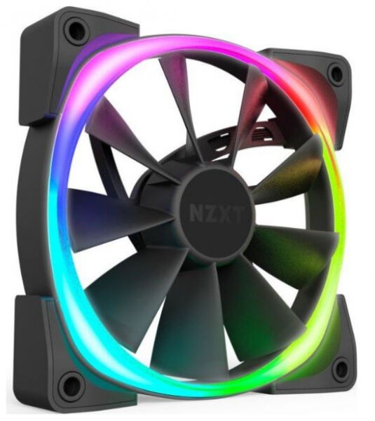 NZXT Aer RGB 2 Single 120x120x26 Gehäuselüfter - RGB-LED-Lüfter für HUE+