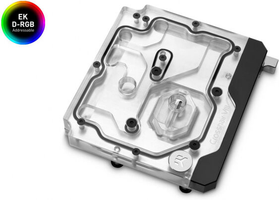 EK Water Blocks EK-Quantum Momentum ROG Crosshair VIII Hero D-RGB Monoblock - Acetal