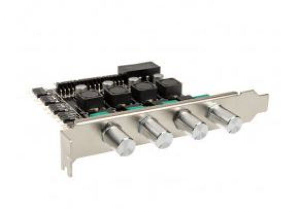 Lamptron CP436 - PCI Lüftersteuerung ARGB - Silber