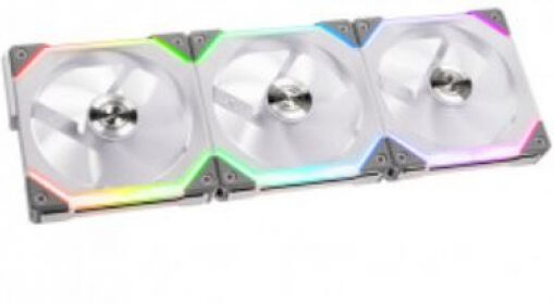 Lian-Li UNI FAN SL120 RGB PWM Lüfter Weiss - 120 mm - 3er Pack