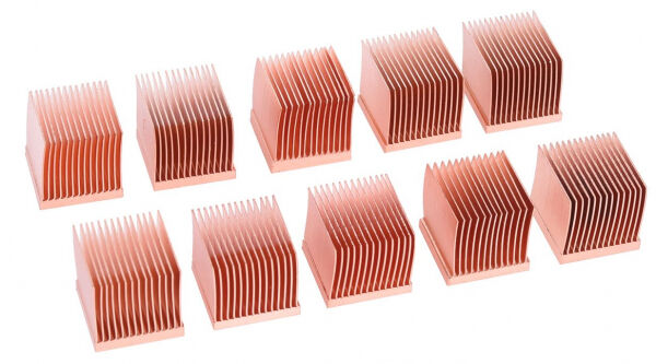 Alphacool GPU RAM Copper Heatsinks 14x14mm - 10 Stk.