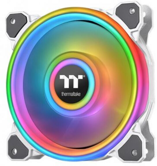 Thermaltake Riing Quad 12 RGB Radiator Fan TT Premium Edition - 120mm Gehäuselüfter - Weiss