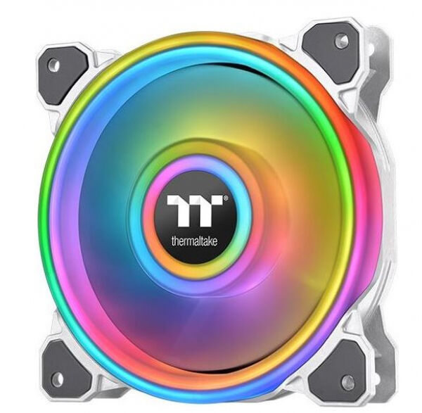 Thermaltake Riing Quad 14 RGB Radiator Fan TT Premium Edition - 140mm Gehäuselüfter - Weiss