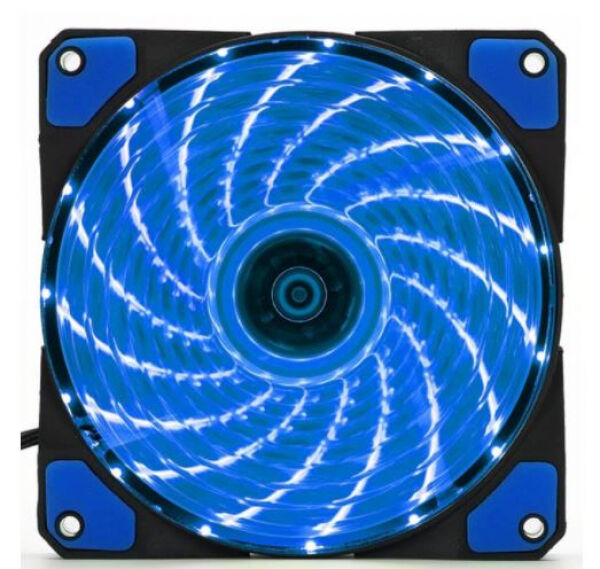 Gembird Huracan Gehäuselüfter 120mm / 15 blaue LEDs