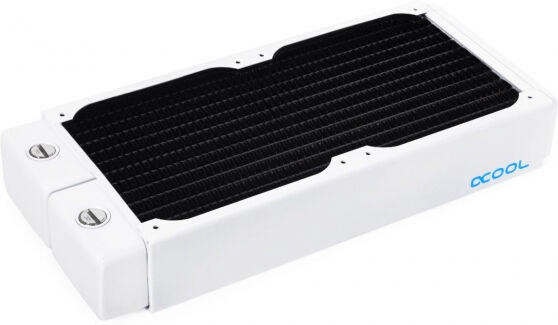 Alphacool NexXxoS XT45 Full Copper 240mm Radiator V.2 - White Special Edition