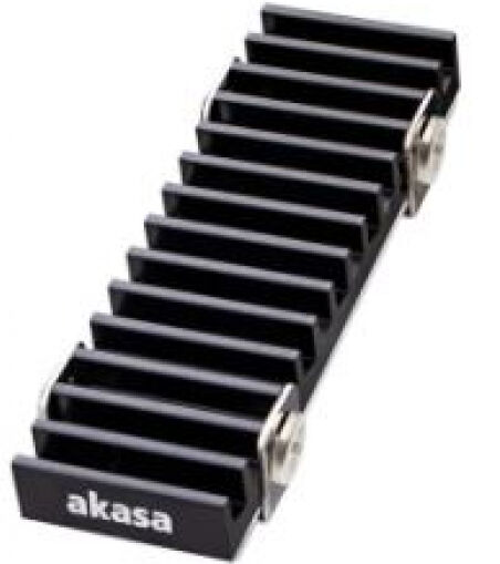 Akasa A-M2HS02-BK - Gecko Pro Kühlkörper für M.2 SSDs - Aluminium