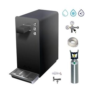 BieTal® Wassersprudler BT-15 Tafelwasseranlage mit Kühlung Komplettset Wasserspender 15 L/h - schwarz