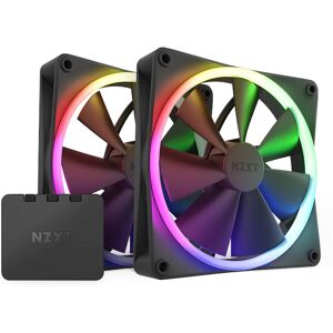 NZXT F140 RGB Gehäuselüfter 140mm Schwarz 2er Pack