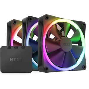 NZXT F120 RGB Gehäuselüfter 120mm Schwarz 3er Pack