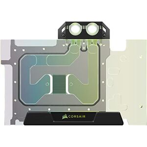 Corsair Hydro X Series XG5 RGB 3090 Ti Founders Edition GPU-Wasserkühler – Für NVIDIA GeForce RTX 3090 Ti FE (Vernickelte Kupferkühlplatte, Oberseite mit Sichtfenster) Schwarz
