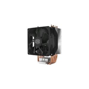 Cooler Master Hyper H412R - Processor-køler - (for: LGA775, LGA1156, AM2, AM2+, LGA1366, AM3, LGA1155, AM3+, LGA2011, FM1, FM2, LGA1150, FM2+, LGA2011-3, LGA1151, AM4, LGA2066) - aluminum med kobberbasis - 92 mm - sort