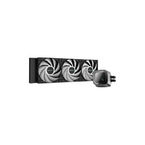 Deepcool LS720 - Processors flydende kølesystem - Radiatorstørrelse: 360 mm - (for: LGA1155, LGA2011, LGA1150, LGA2011-3, LGA1151, AM4, LGA2066, sTR4, sTRX4, LGA1200, LGA1700, AM5) - 120 mm - sort