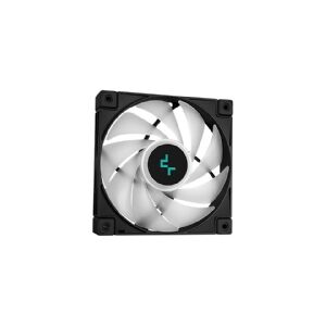 Deepcool LS520 - Processors flydende kølesystem - Radiatorstørrelse: 240 mm - (for: LGA1155, LGA2011, LGA1150, LGA2011-3, LGA1151, AM4, LGA2066, sTR4, sTRX4, LGA1200, LGA1700, AM5) - 120 mm - sort